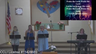 Moose Creek Baptist Church Sing “To God Be The Glory” During Service 7-24-2022