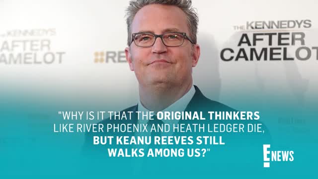 Matthew Perry Apologizes to Keanu Reeves After Memoir Diss E! News