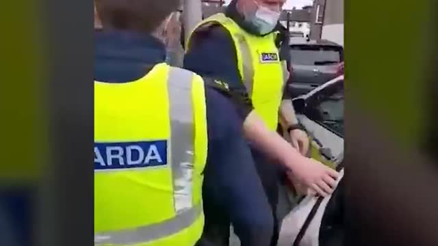 WATCH: Minister arrested, removed during Sunday Service by Gardai