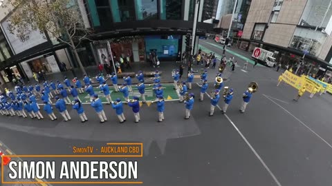 Falun Gong Demonstration in Central Auckland