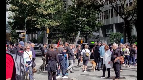 Vancouver Covid Mandate Protest - 18-Sept-2022