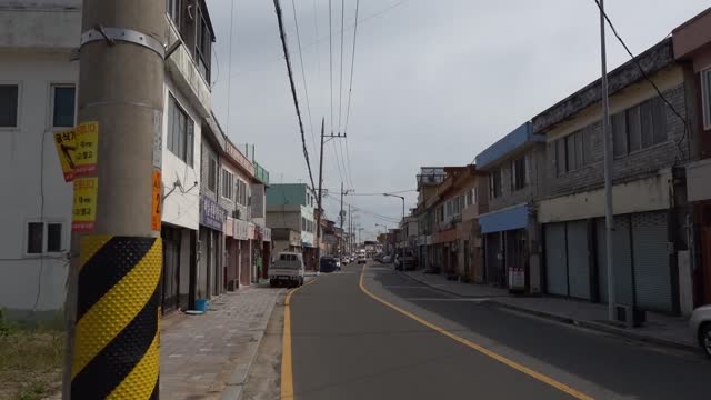 View of downtown Boseong, Korea