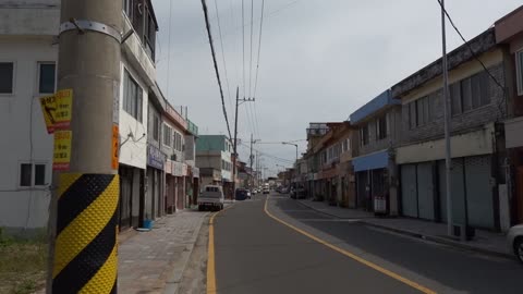 View of downtown Boseong, Korea