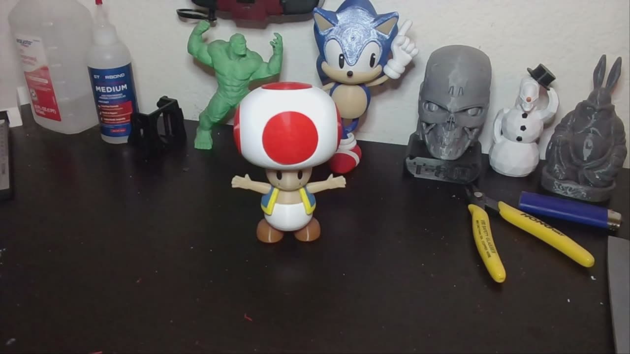 3D Print & Assembly | Toad from Super Mario Bros | Time Lapse