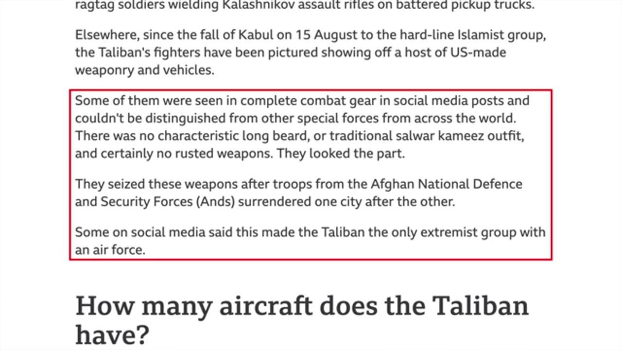 Check Out the Taliban’s New American Arsenal