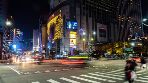 seoul street night