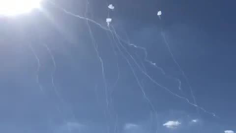 Morning interception of air targets over Israel