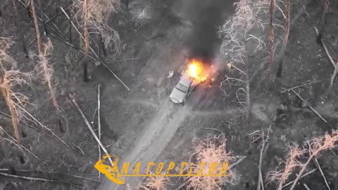 The UAV operator destroyed a pickup truck of the AFU.