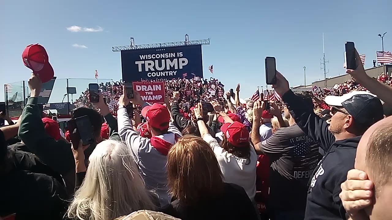 VIDEO 19 TRUMP RALLY MOSINEE WI 8/7/24 #TRUMP24 #SAVEAMERICA24