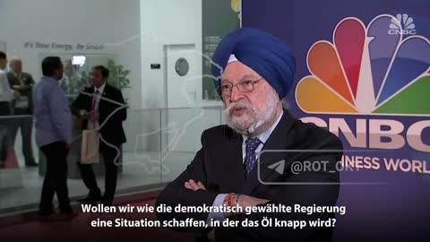 INDISCHER ERDÖLMINISTER: "JA, WIR WERDEN VON RUSSLAND ÖL KAUFEN"