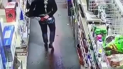 Shoplifter Tries to Steal Chainsaw by Hiding it in her Pants