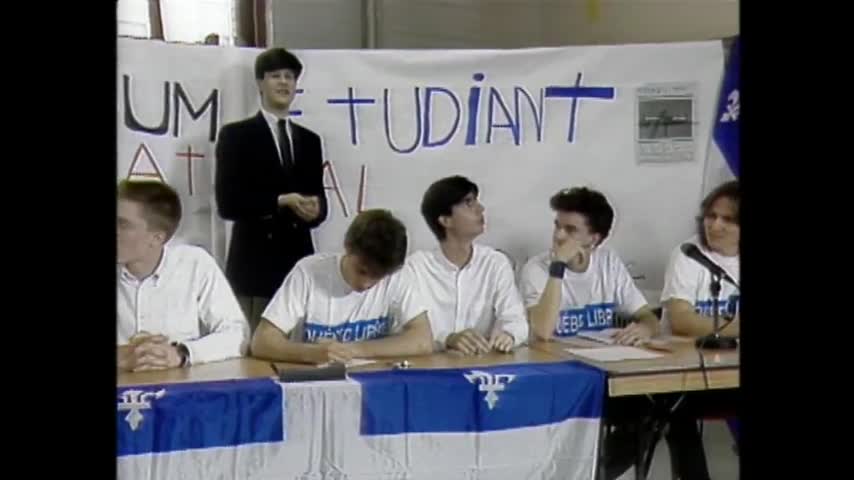 News clip shows 18 year old Justin Trudeau