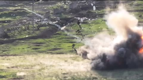 Insane Detonation Vaporizes Russian Transport