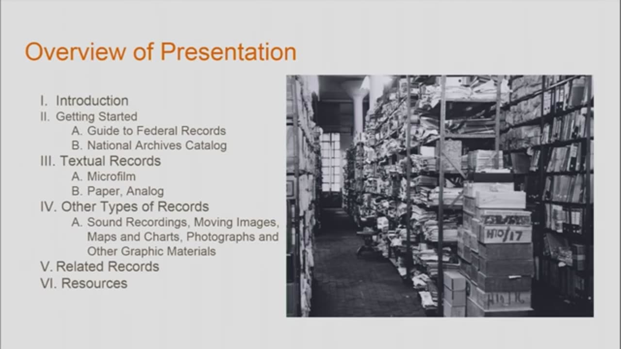 Introduction to the Captured German Records at the National Archives 2016 Dec 14