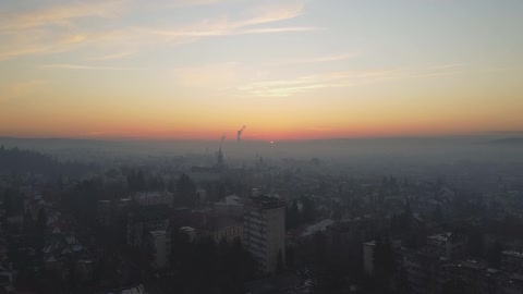 Sunset Romania Dji mavic