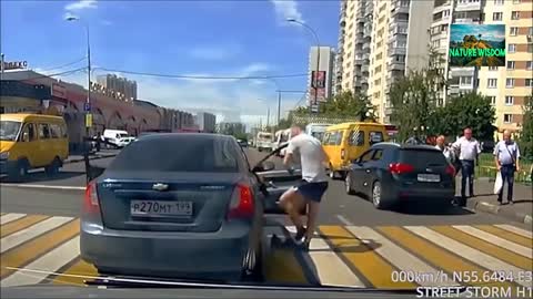 FUNNY DASH CAM SPECTACULAR CRASHES 2021