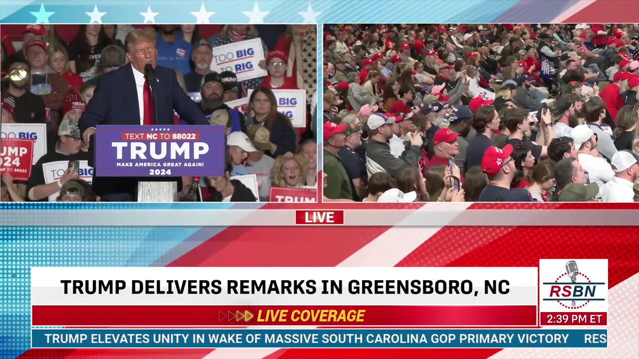 Trump Rally in NC: President Trump Speaks at Greensboro, NC (Full Speech, March 2)