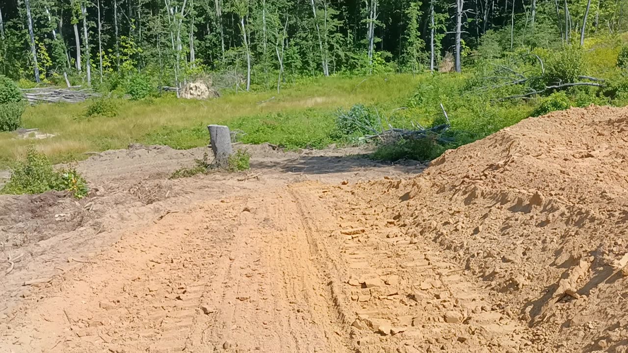 Grading Digging First Floor for Hobbit House