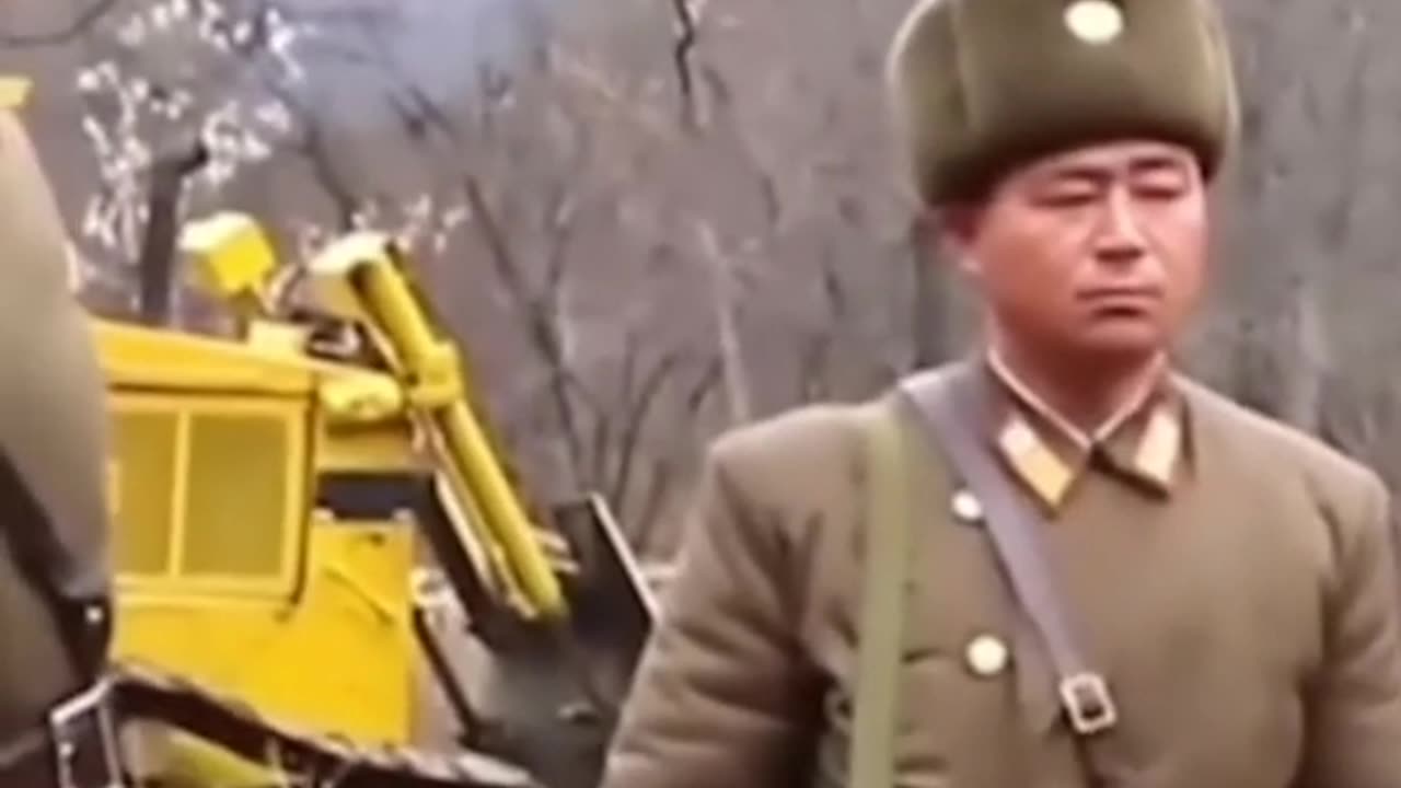 North and South Korean Soldiers Shake Hands at Border