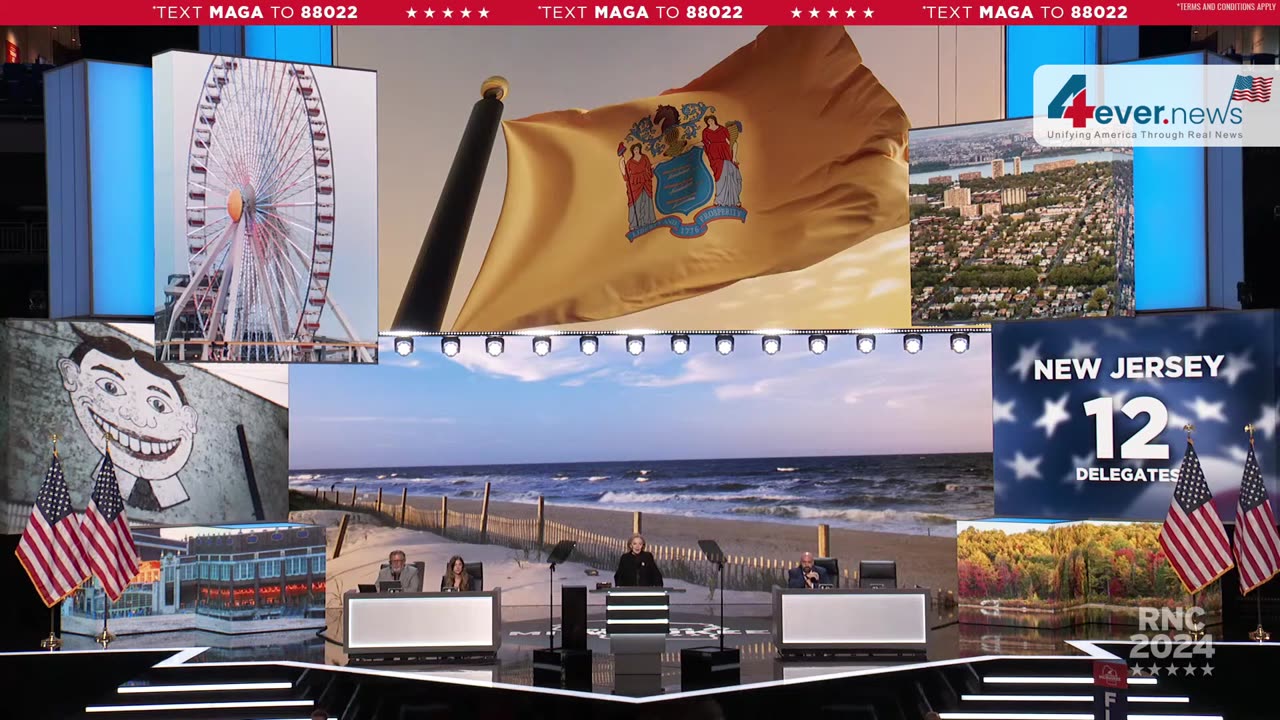 RNC 2024 🐘 New Jersey Cast all 12 delegates for Donald J Trump!
