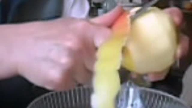 Funny with an apple