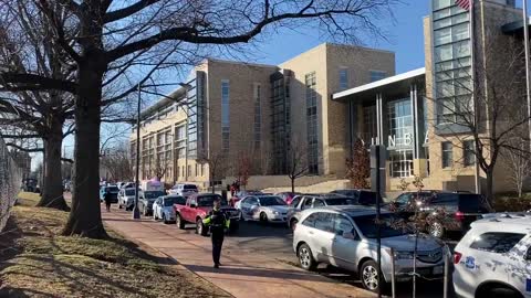 BOMB THREAT AT HIGH SCHOOL YESTERDAY