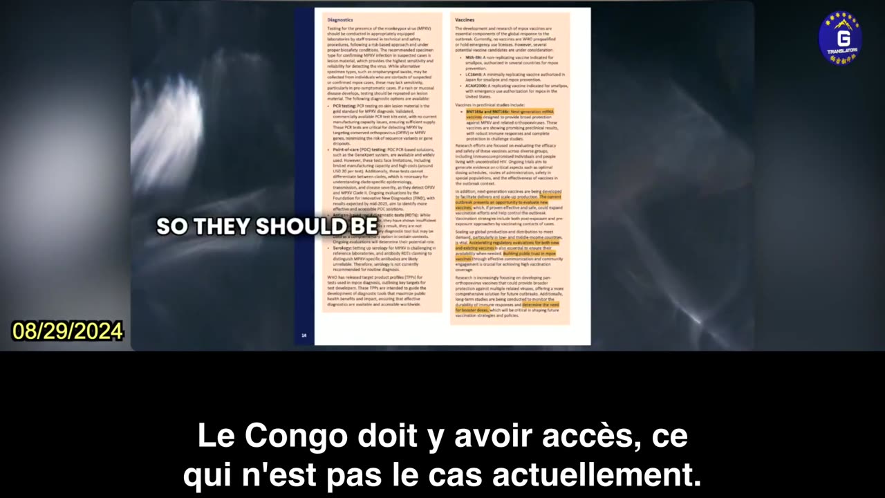 【FR】Peter McCullough : l'OMS a tort de considérer le vaccin comme la seule solution au problème ...