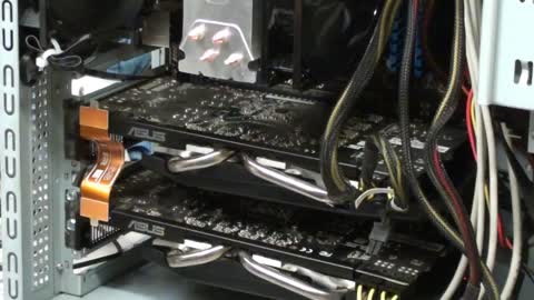 Building gaming PC part 10 Installing Videos cards and cable management