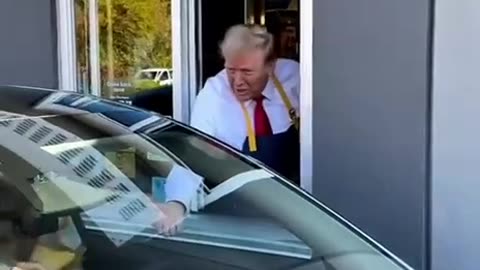 Trump Works a Shift at McDonalds [TikTok]