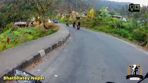 motorcycle crashed into a car in Indonesia