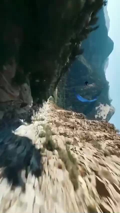 Parachutte : Dangereux mais beau à voir