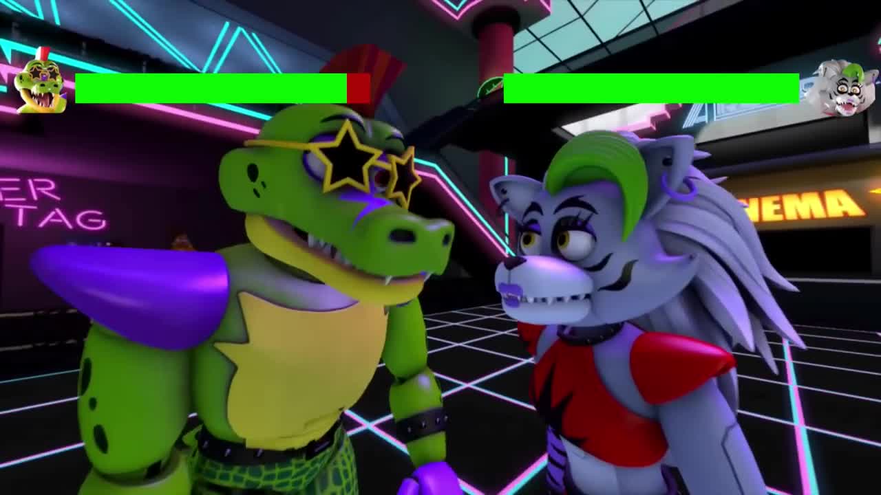 SFM FNaF Top 5 Security Breach vs Poppy Playtime WITH Healthbars 10p10