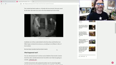 CRIMINALS BREAK INTO WRONG HOUSE & IMMEDIATELY GET 2A ACQUAINTED