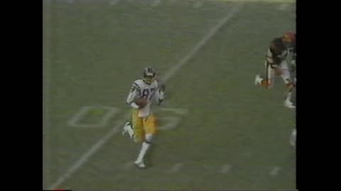 1981 San Diego Chargers vs Cinn NBC Broadcast plays only