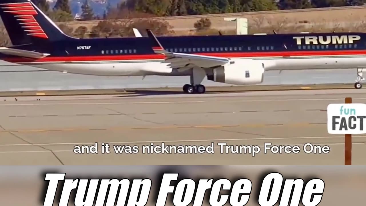 Trump Force One B757