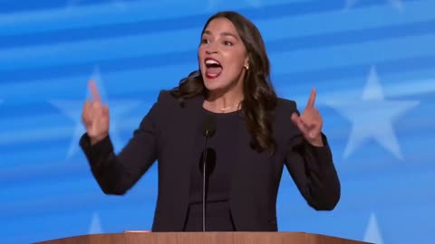 AOC IS BAT S**** CRAZY. She is Yelling at DNC Convention