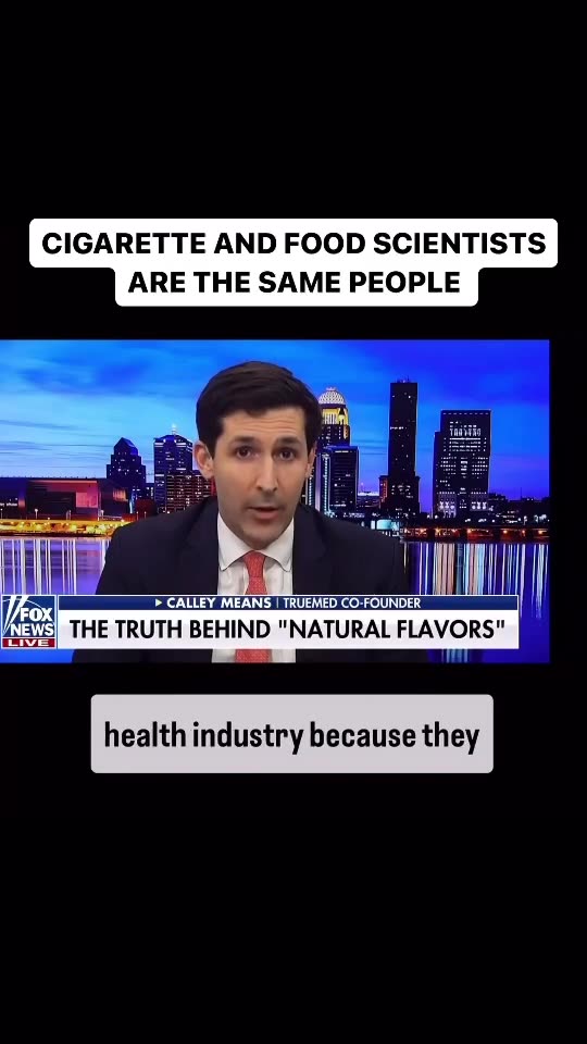 Cigarette and Food Scientist are the same people!