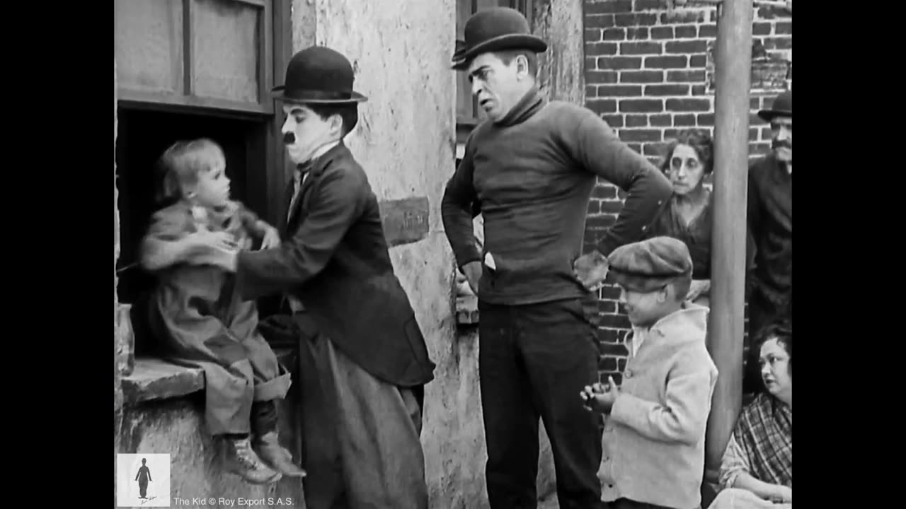 Charlie Chaplin -the kid fight scene