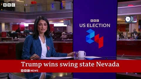 Donald Trump Projected to Win Nevada & Appoints Chief of Staff | BBC News