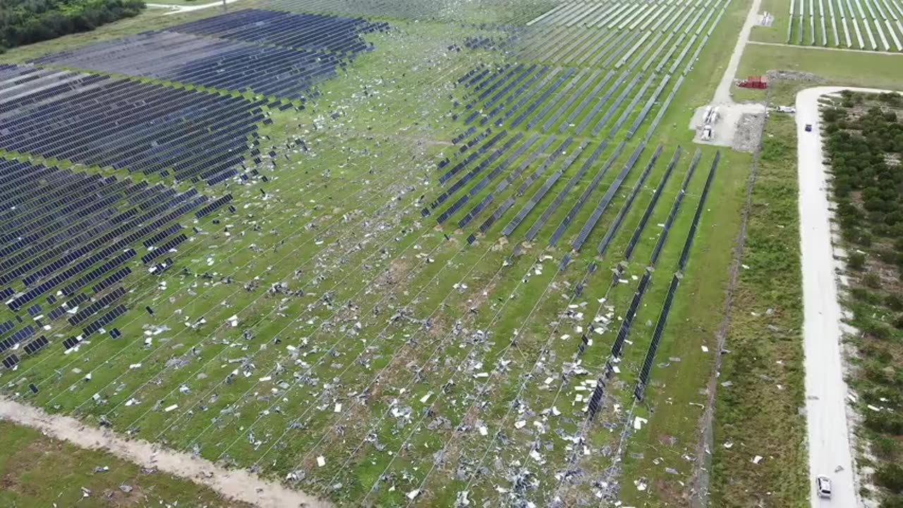 ALARMING: Massive Amounts Of Solar Panels Were Destroyed In FL