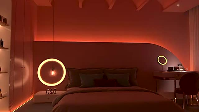 Warm Bedroom light