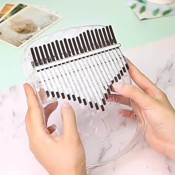 Crystal Transparent Kalimba Thumb Piano