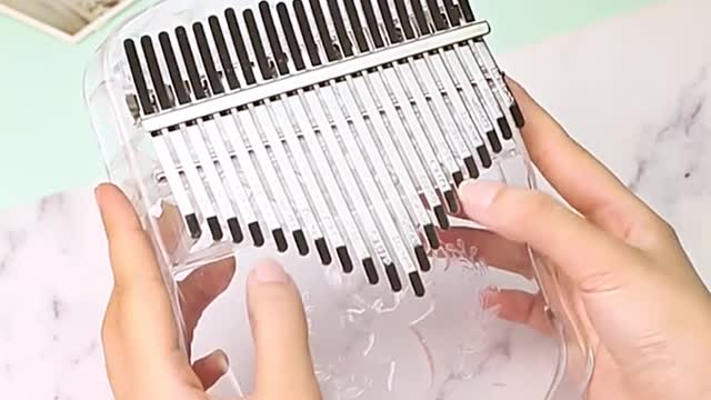 Crystal Transparent Kalimba Thumb Piano