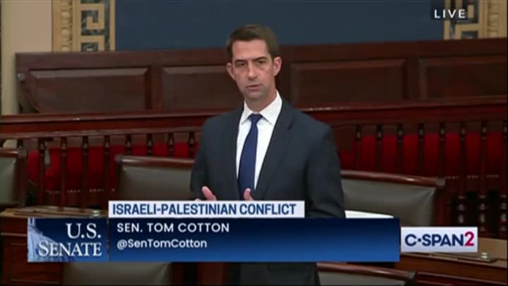 Tom Cotton Slams AP, ‘Whiny Reporters’ After Gaza Offices Bombed