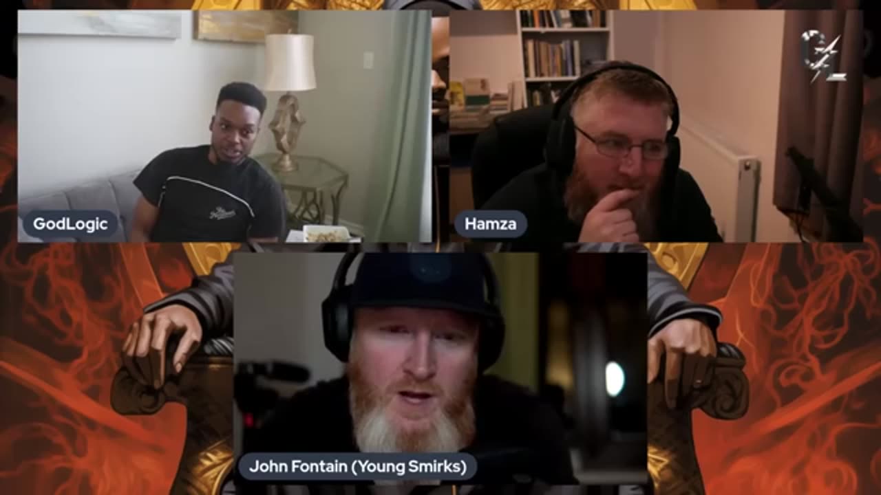 GodLogic VS Hamza’s Den LIVE Ft. Sam Shamoun & John Fontain