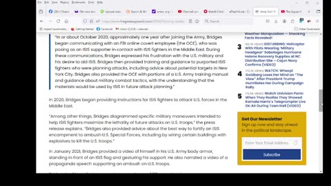 Army Soldier Sentenced to 14 Years in Prison for Trying to Aid an ISIS Ambush on U.S. Troops