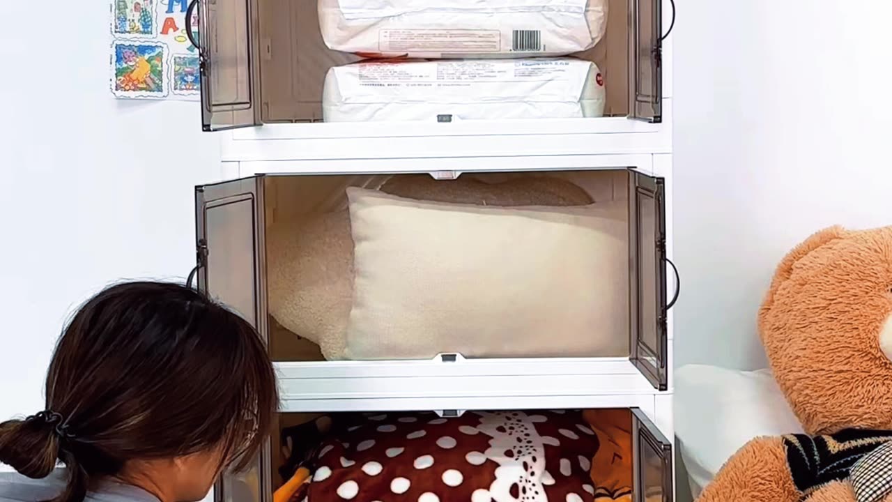 #OrganizeInStyle with the "Floor-Standing Wardrobe Containers"!