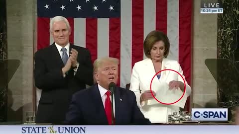 Pelosi pre-tears SOTU address