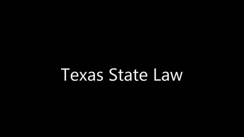 Awesome New Texas State Law