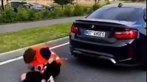 Boom 🔥 Climate Change Protestor gets the BMW M3